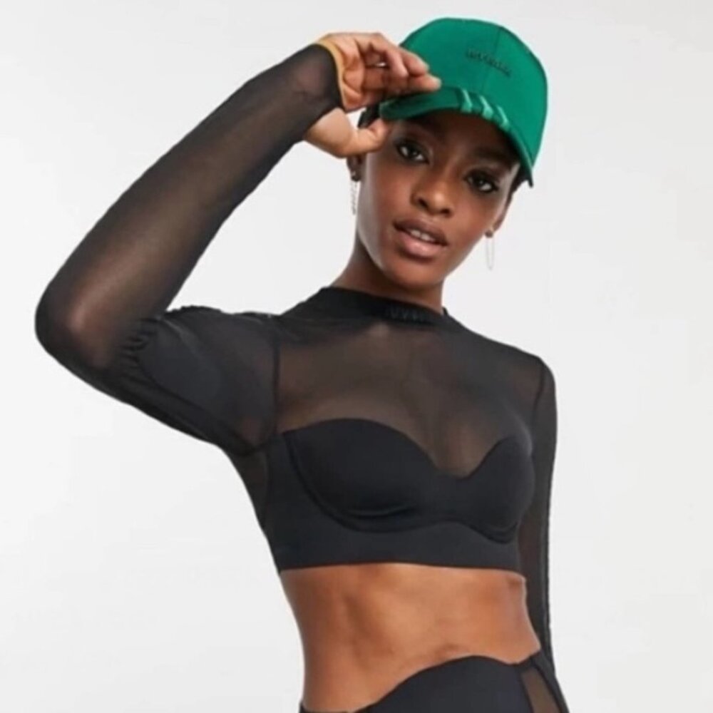 ADIDAS X IVY PARK Beyonce Mesh Crop Top New Limited Edition XS